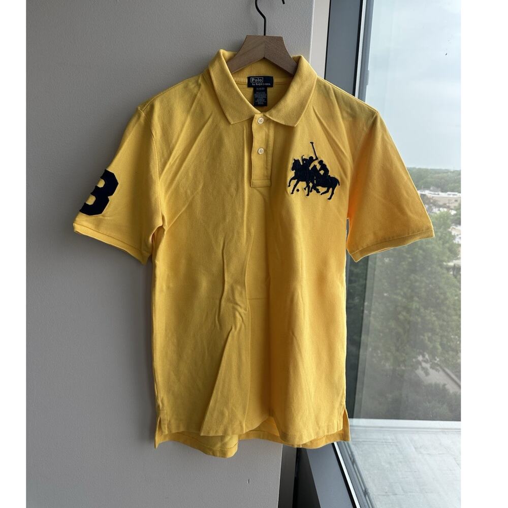 Polo Ralph Lauren Big Pony Classic Fit Polo Teen’s Yellow Short Sleeve XL